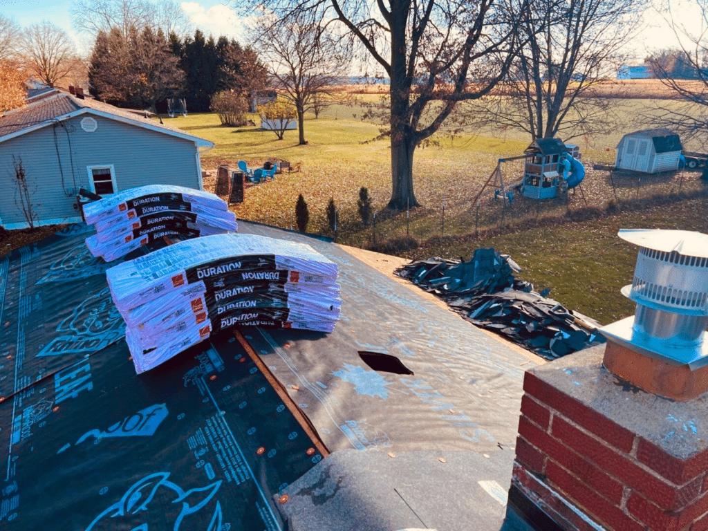 Shingle Roofing Brick Home I Replacement Asbury HI Ohio