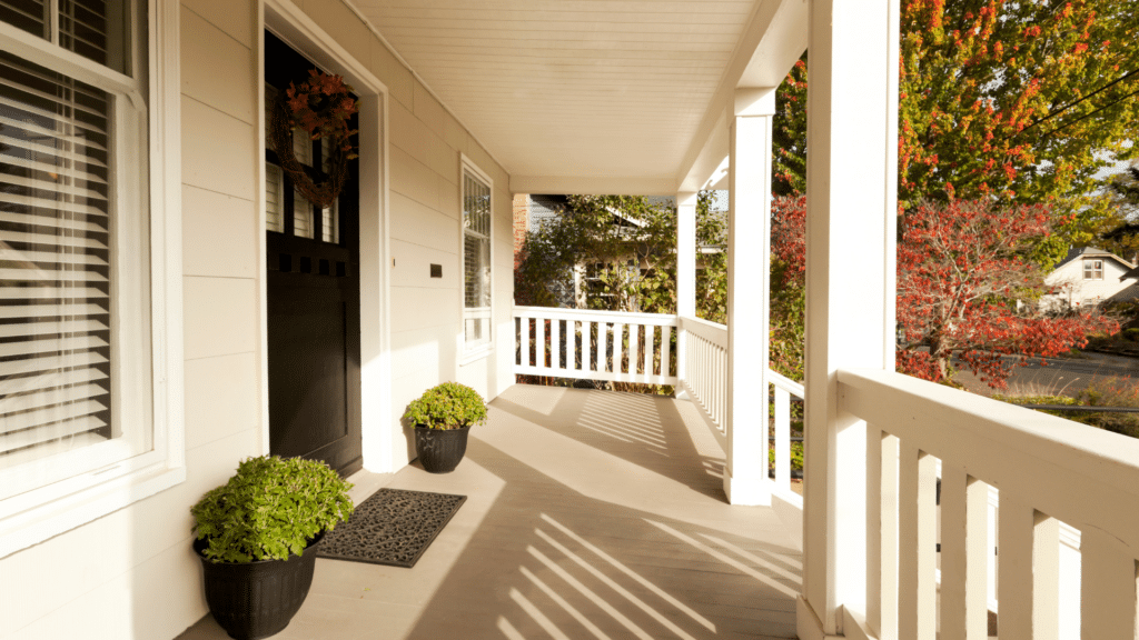 front porch in Ohio