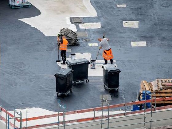 Asbury Crew providing Commercial Roof Coating in Eastern Ohio
